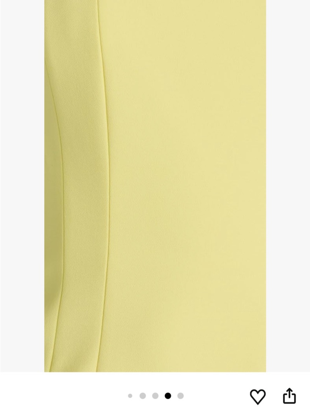 A.L.C. Strapless Elsie Mini Dress in Citrine, size 6, NWT - Picture 5 of 12